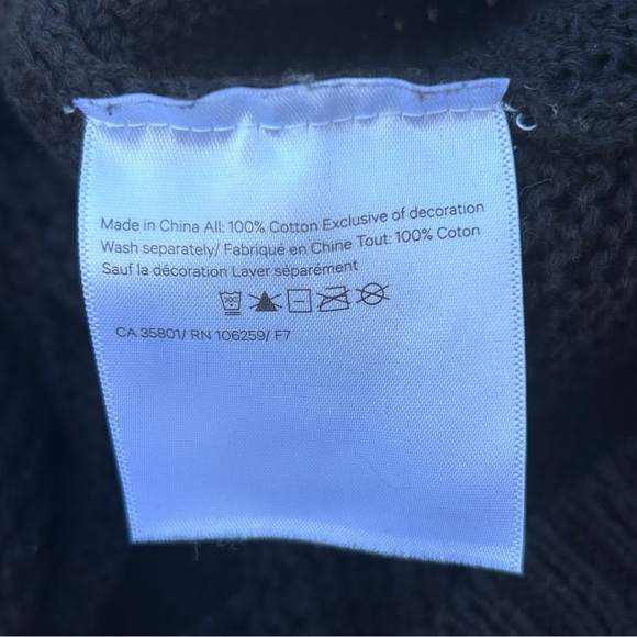 Lululemon Easy Embrace Long Sleeve Black Sweater Hi Low Curved Hem Size 10 / M-L - Picture 6 of 7